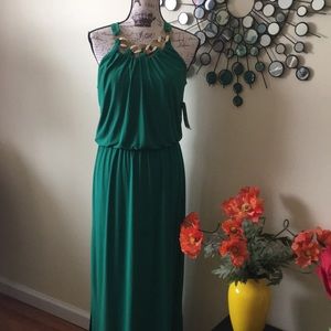 NWT Prelude maxi green dress